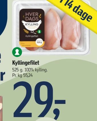 Føtex Hverdags kyllingebrystfilet tilbud