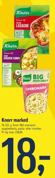 Snack pot instant retter