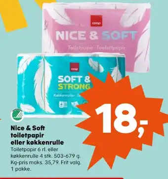Kvickly Nice & soft toiletpapir tilbud