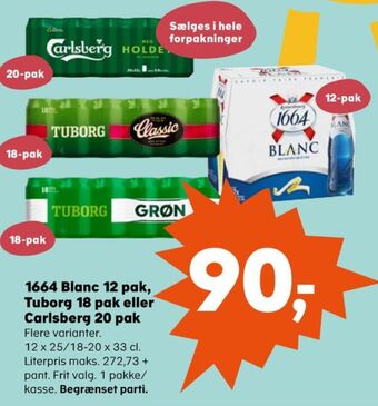 Kvickly Pilsner øl tilbud