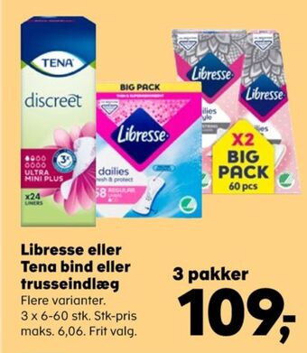 Kvickly Libresse bind tilbud