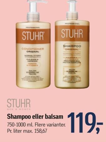 Føtex Stuhr shampoo tilbud