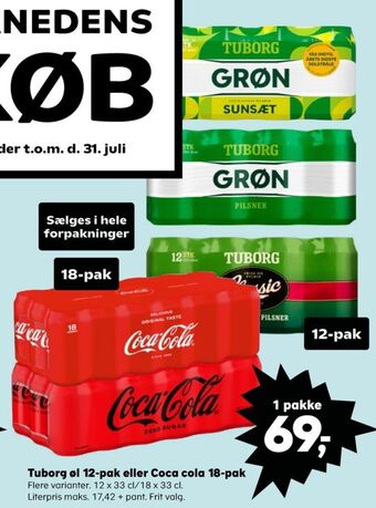 Kvickly Grøn sunsæt øl tilbud