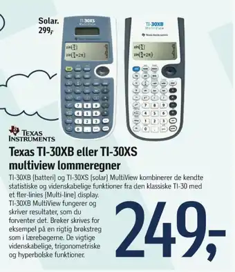 Texas instruments lommeregner