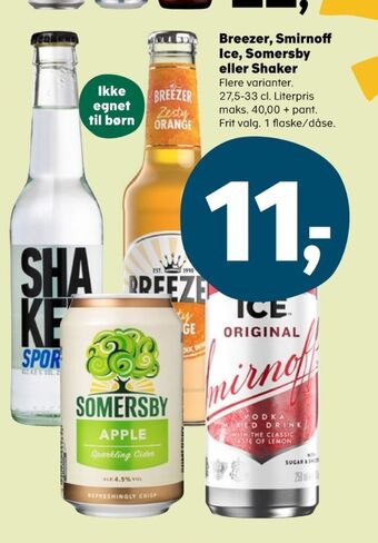 Kvickly Smirnoff ice rtd tilbud