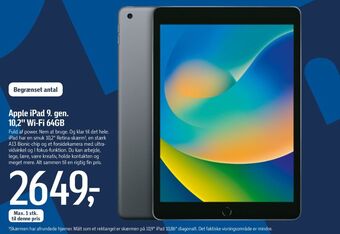 Føtex Apple tablet tilbud