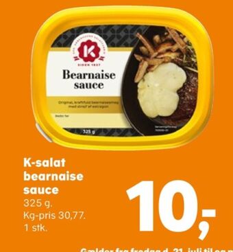 SuperBrugsen K-salat sauce flydende tilbud