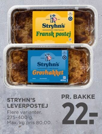 MENY Fransk postej leverpostej tilbud