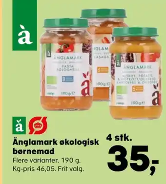 SuperBrugsen Änglamark babymad tilbud