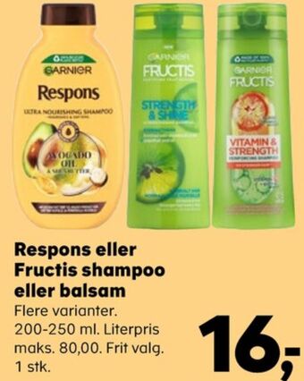 SuperBrugsen Fructis shampoo tilbud