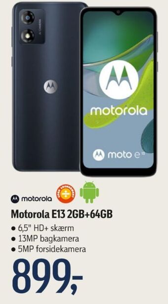 Føtex E13 mobiltelefon tilbud