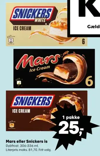SuperBrugsen Mars issnacks tilbud