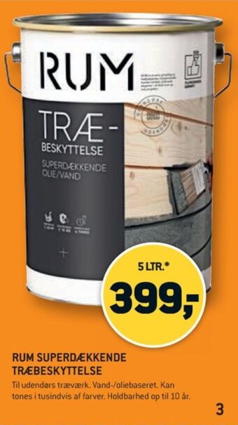 XL-BYG Rum træbeskyttelse tilbud