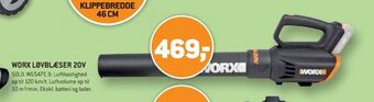 Worx professional løvblæser