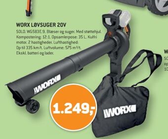 Worx professional løvsuger