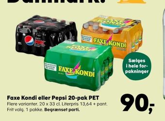 SuperBrugsen Faxe kondi sportssodavand tilbud