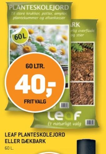 XL-BYG Leaf planteskolejord tilbud