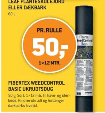 XL-BYG Fibertex ukrudtsdug tilbud