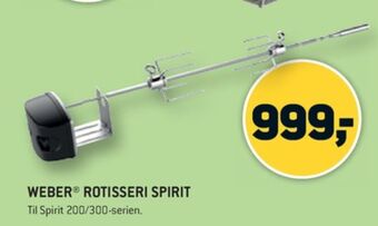 XL-BYG Weber rotisseri tilbud