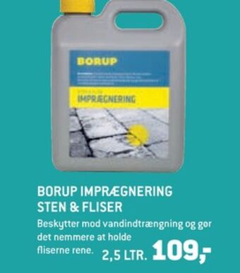 XL-BYG Borup fliseimprægnering tilbud