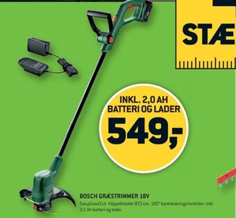XL-BYG Bosch græstrimmer tilbud