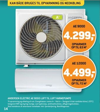 XL-BYG Andersen electric varmepumpe tilbud