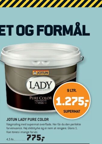 XL-BYG Lady maling tilbud