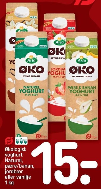 REMA 1000 Økologisk yoghurt tilbud