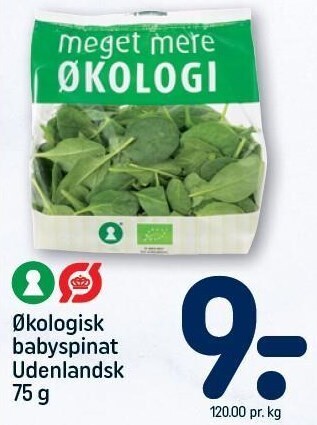 REMA 1000 Økologisk babyspinat tilbud