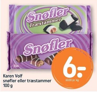 REMA 1000 Karen volf snøfler eller træstammer tilbud