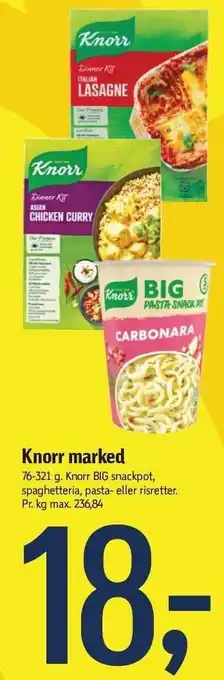 Føtex Knorr marked - 76-321 g tilbud