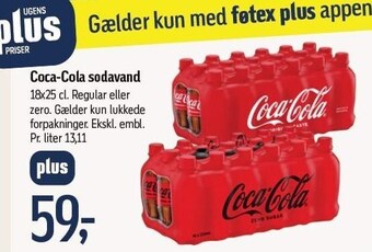 Føtex Coca-cola sodavand 18x25 cl tilbud