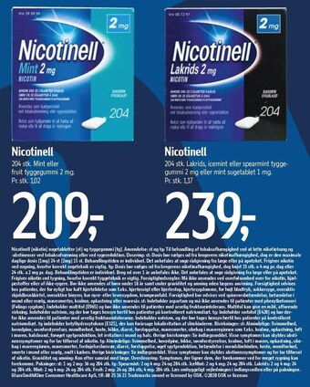 Føtex Nicotinell tilbud