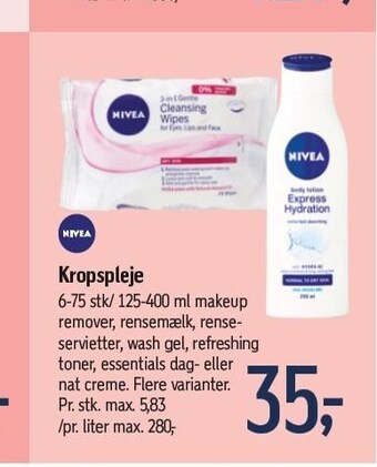 Føtex Nivea kropspleje tilbud