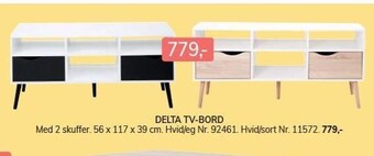 Daells Bolighus Delta tv-bord tilbud