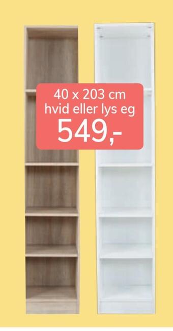 Daells Bolighus Bogreol tilbud