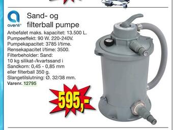 Harald Nyborg Sand- og filterball pumpe tilbud