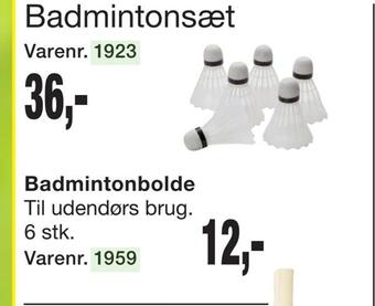Harald Nyborg Badmintonbolde tilbud