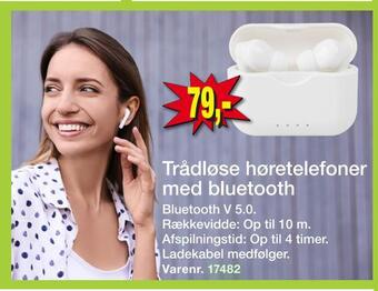 Harald Nyborg Trådløse høretelefoner med bluetooth tilbud