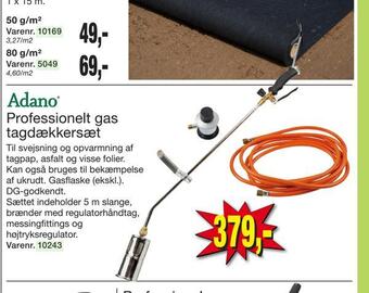 Harald Nyborg Professionelt gas tagdækkersæt tilbud