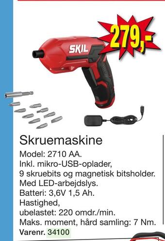 Harald Nyborg Skruemaskine tilbud