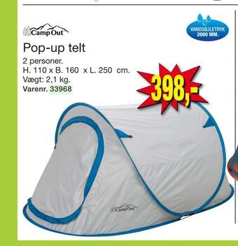Harald Nyborg Pop-up telt tilbud