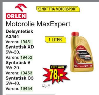 Harald Nyborg Motorolie maxexpert tilbud