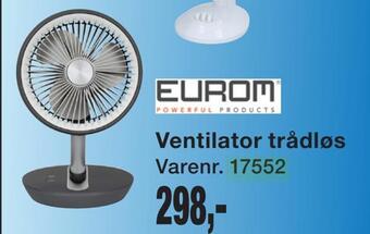 Harald Nyborg Ventilator trådløs tilbud