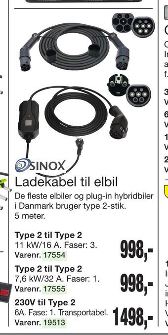 Harald Nyborg Ladekabel til elbil tilbud