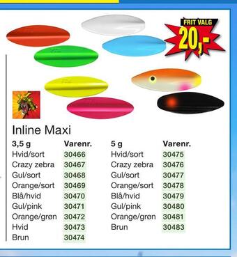 Harald Nyborg Inline maxi tilbud