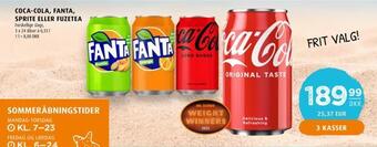 Scandinavian Park Coca-cola, fanta, sprite eller fuzetea tilbud