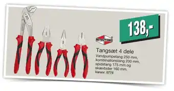 Harald Nyborg Tangsæt 4 dele tilbud