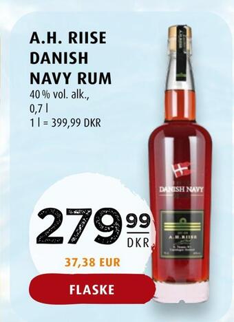 Scandinavian Park A.h. riise danish navy rum tilbud