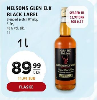 Scandinavian Park Nelsons glen elk black label tilbud